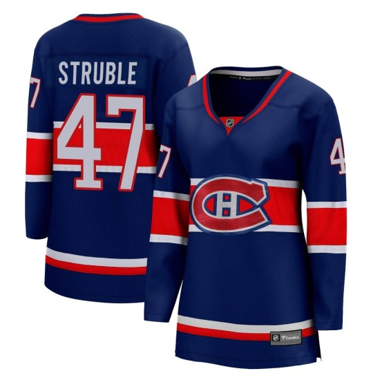 Jayden Struble Montreal Canadiens Women's Breakaway 2020/21 Special Edition Fanatics Branded Jersey - Blue