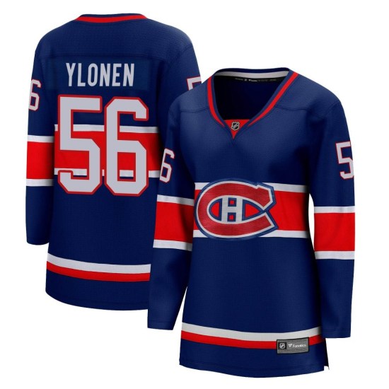 Jesse Ylonen Montreal Canadiens Women's Breakaway 2020/21 Special Edition Fanatics Branded Jersey - Blue