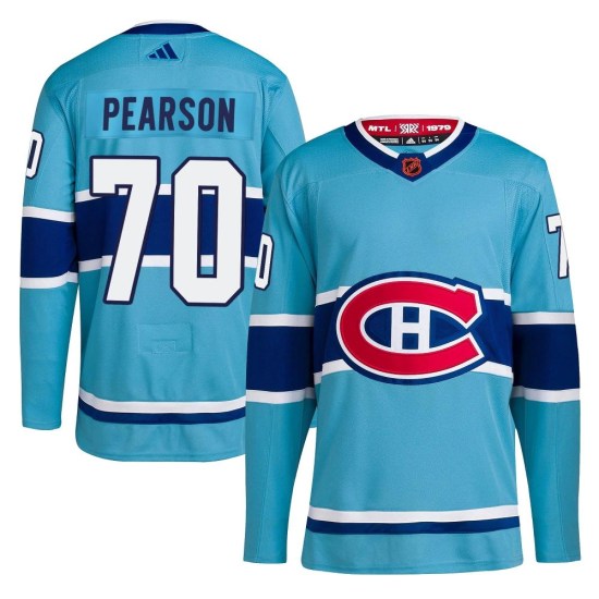 Tanner Pearson Montreal Canadiens Youth Authentic Reverse Retro 2.0 Adidas Jersey - Light Blue