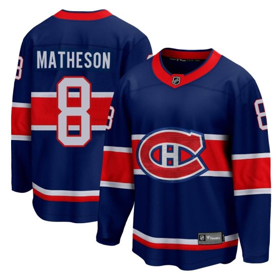 Mike Matheson Montreal Canadiens Breakaway 2020/21 Special Edition Fanatics Branded Jersey - Blue