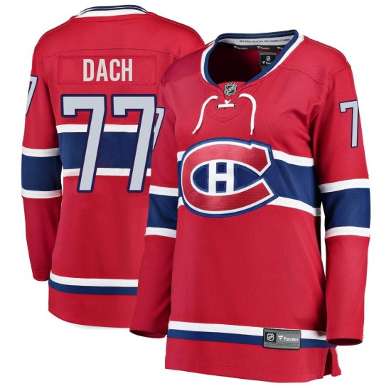 Kirby Dach Montreal Canadiens Women's Breakaway Home Fanatics Branded Jersey - Red